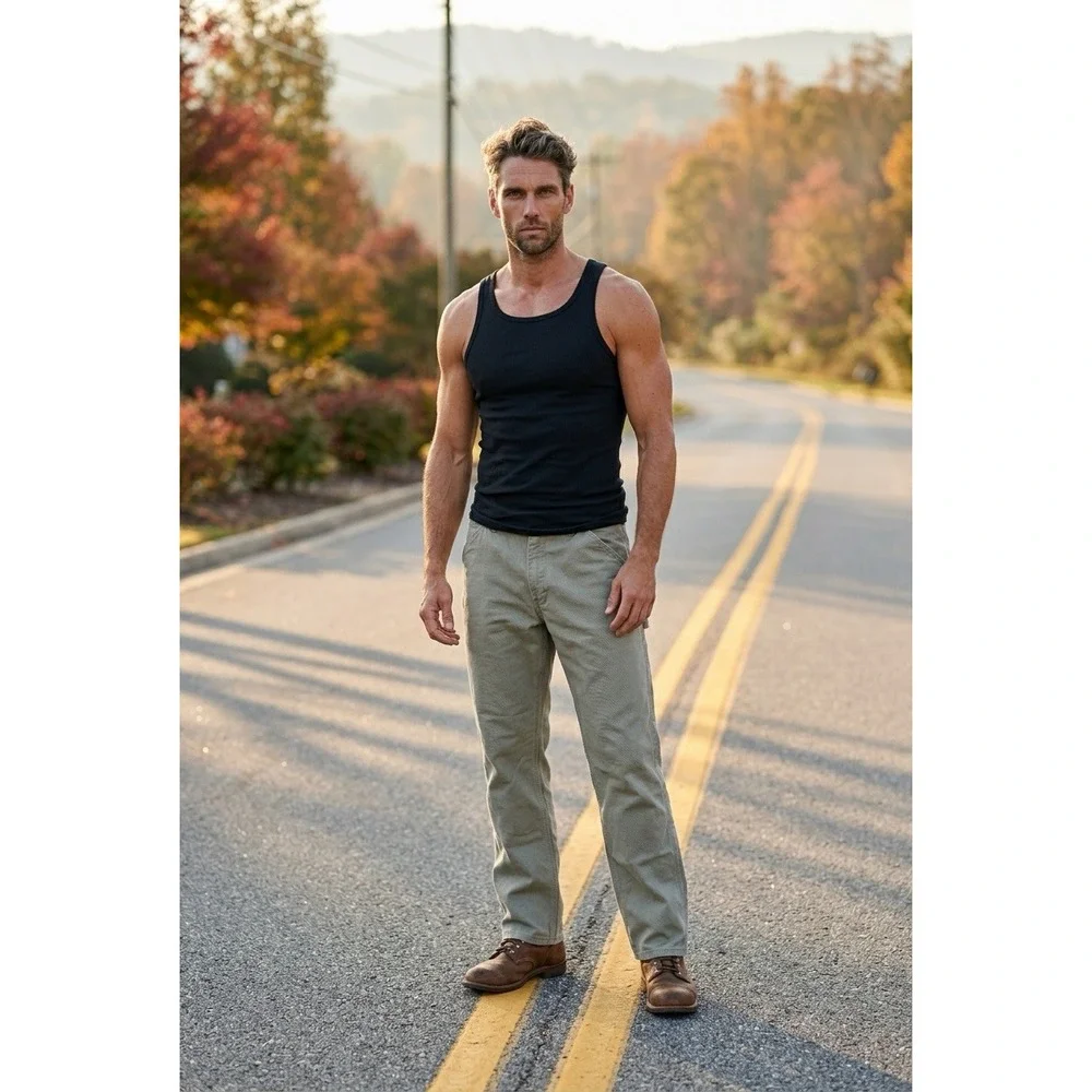 Carhartt B11-DES Mens Work Dungaree Pants Desert 33x34 Gorpcore‎ Outdoor Utility